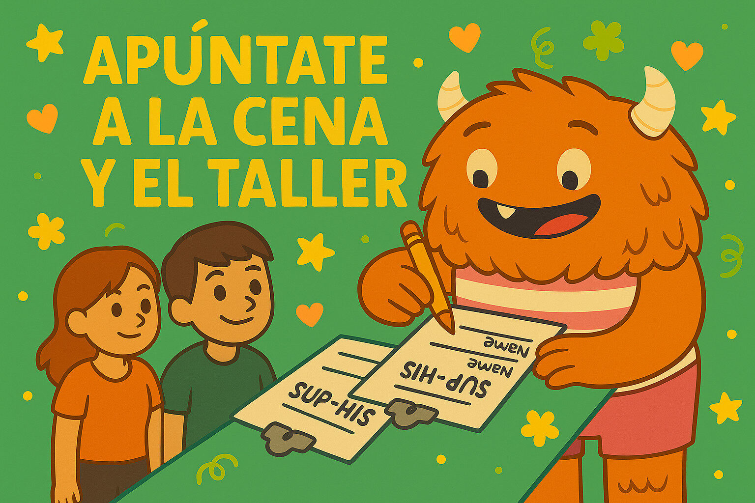 ¡Apúntate a la cena! (Aforo limitado) *Act. de Pago