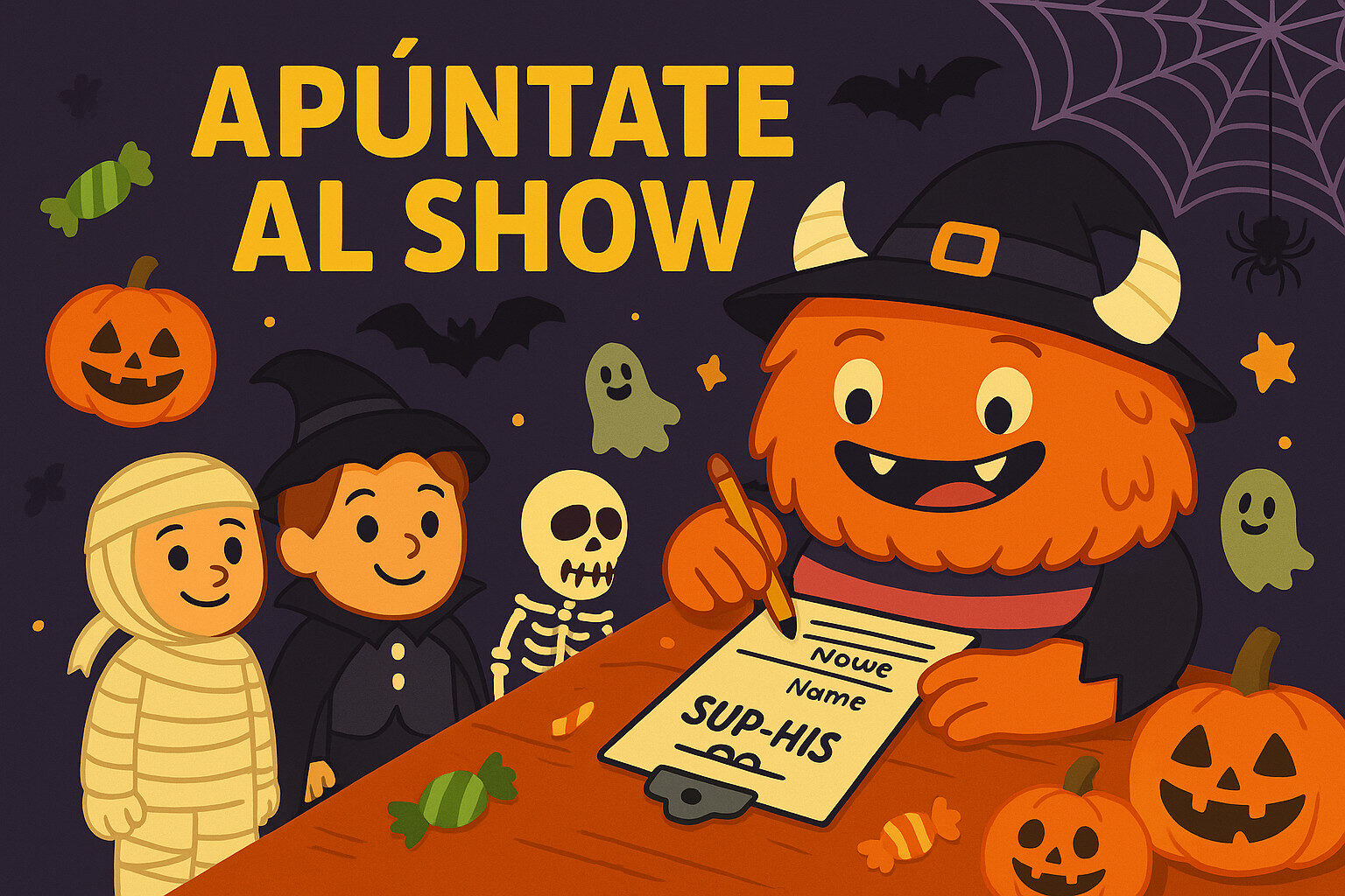 ¡Apúntate al show! (Aforo limitado)