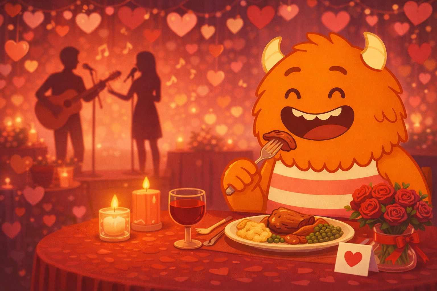 Cena de San Valentín + Live Music: Kako (25€)