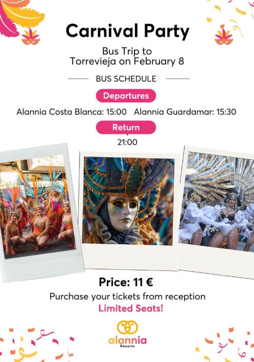 Excursión al Carnaval de Torrevieja
